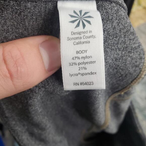 Athleta Leggings Womens Small Stash Pocket Salutation Gray Side Pockets - Picture 2 of 9